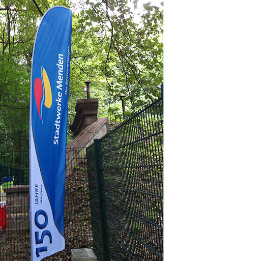 08. Hißfahnen, Wimpel, Banner, Beach-Flags, Spannbänder